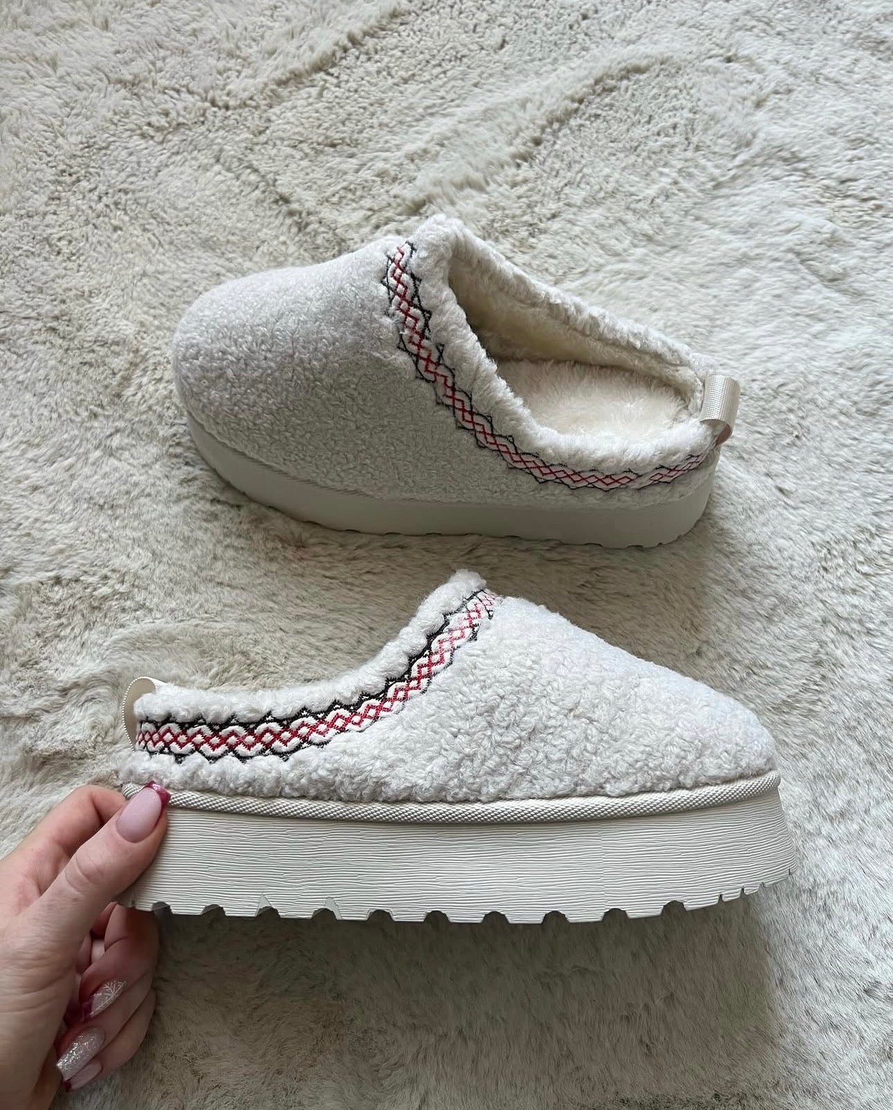 Mules fourrées